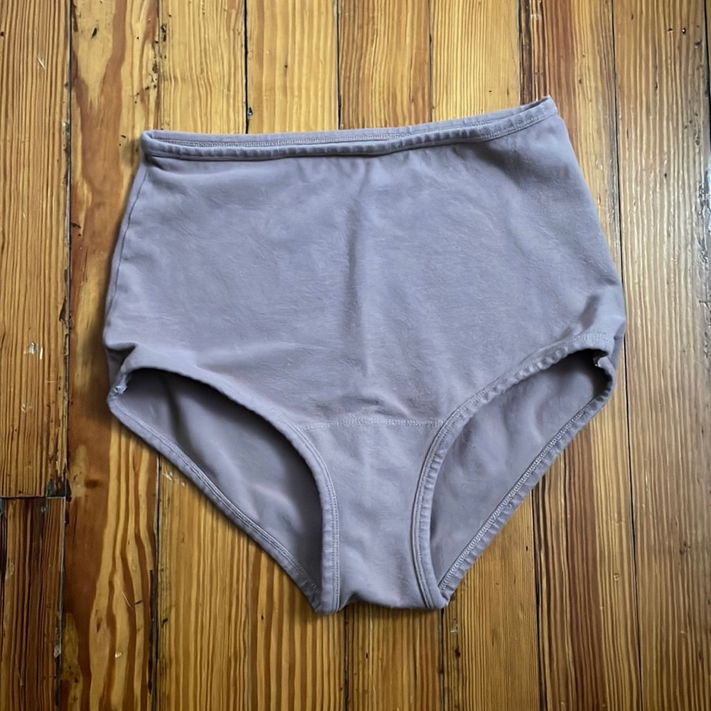 ARQ high rise undies in mauve size small EUC